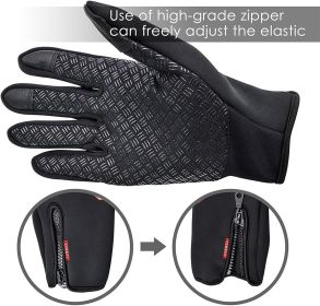 Cozy Season Gloves, Cozy Season Co Thermal Gloves, Stylish Fleece Lined Warm Winter Gloves For Cold Weather (Option: Black-L)